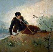 Francisco de Goya Pastor tocando la dulzaina oil painting artist